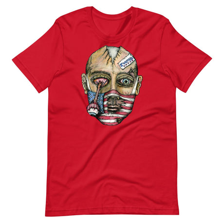 Masked Zombie Voter Graphic Shirt