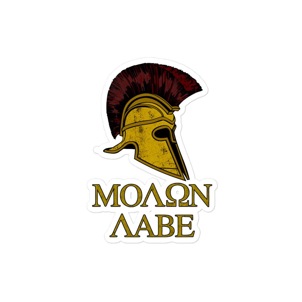 Molon Labe Traditional Sticker