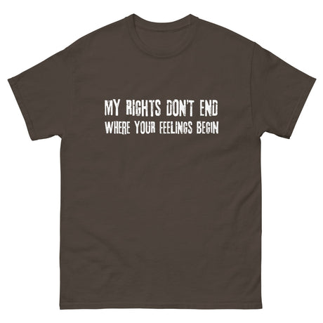 My Rights Don't End Where Your Feelings Begin Heavy Cotton Shirt