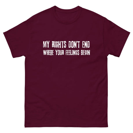 My Rights Don't End Where Your Feelings Begin Heavy Cotton Shirt