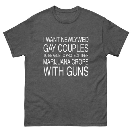 Newlywed Gay Couples Heavy Cotton Shirt