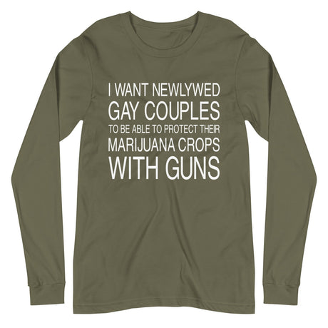 Newlywed Gay Couples Long Sleeve Shirt