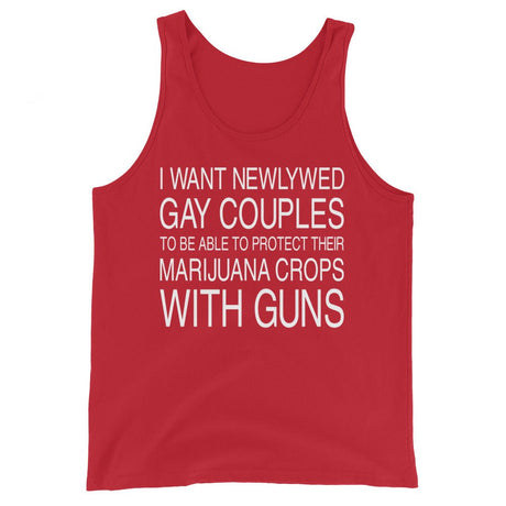 Newlywed Gay Couples Tank Top