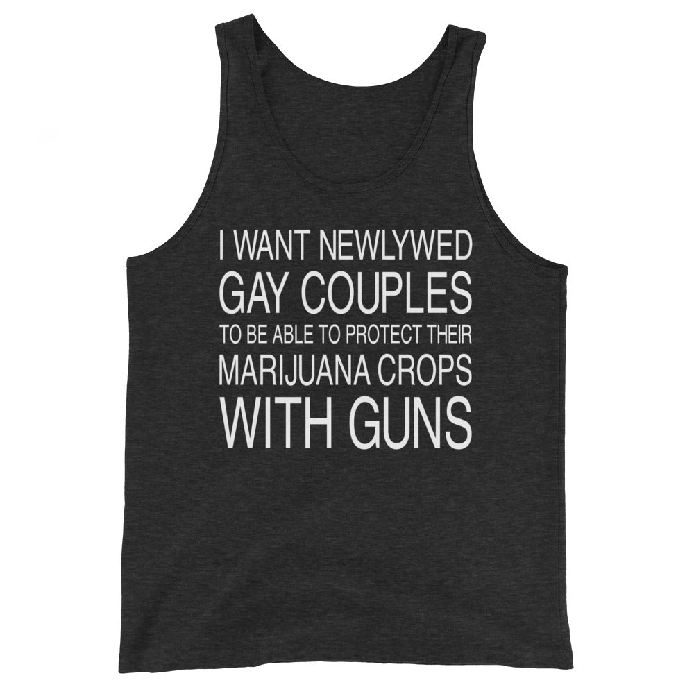 Newlywed Gay Couples Tank Top