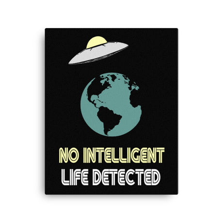 No Intelligent Life Detected Canvas Print