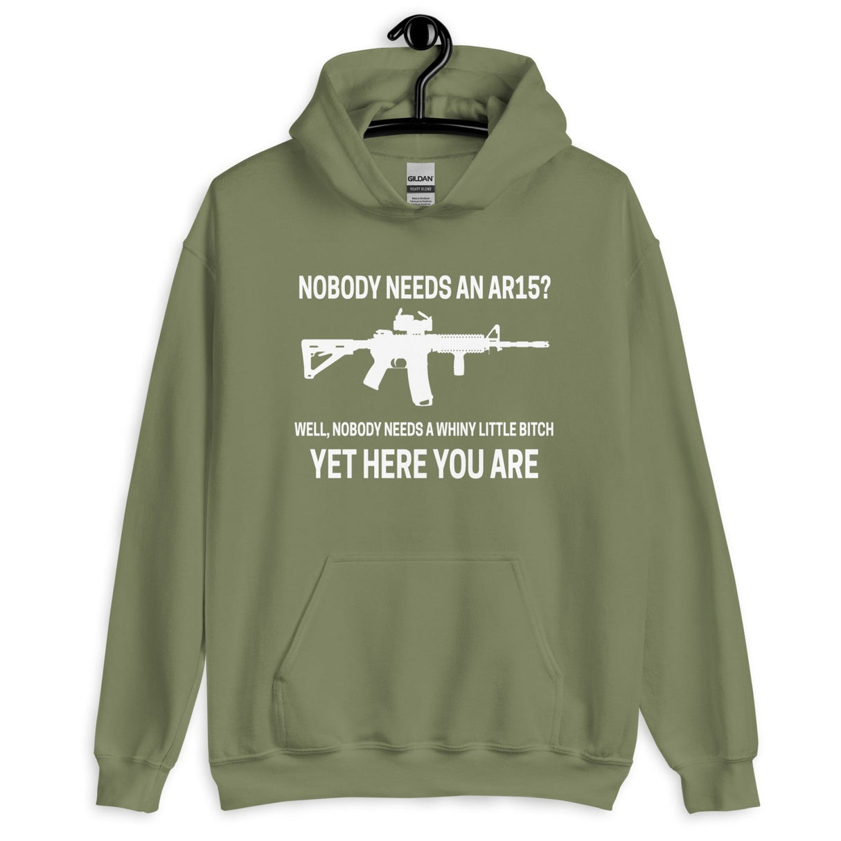 Nobody Needs an AR - 15 Hoodie