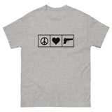 Peace Love Guns Heavy Cotton Shirt