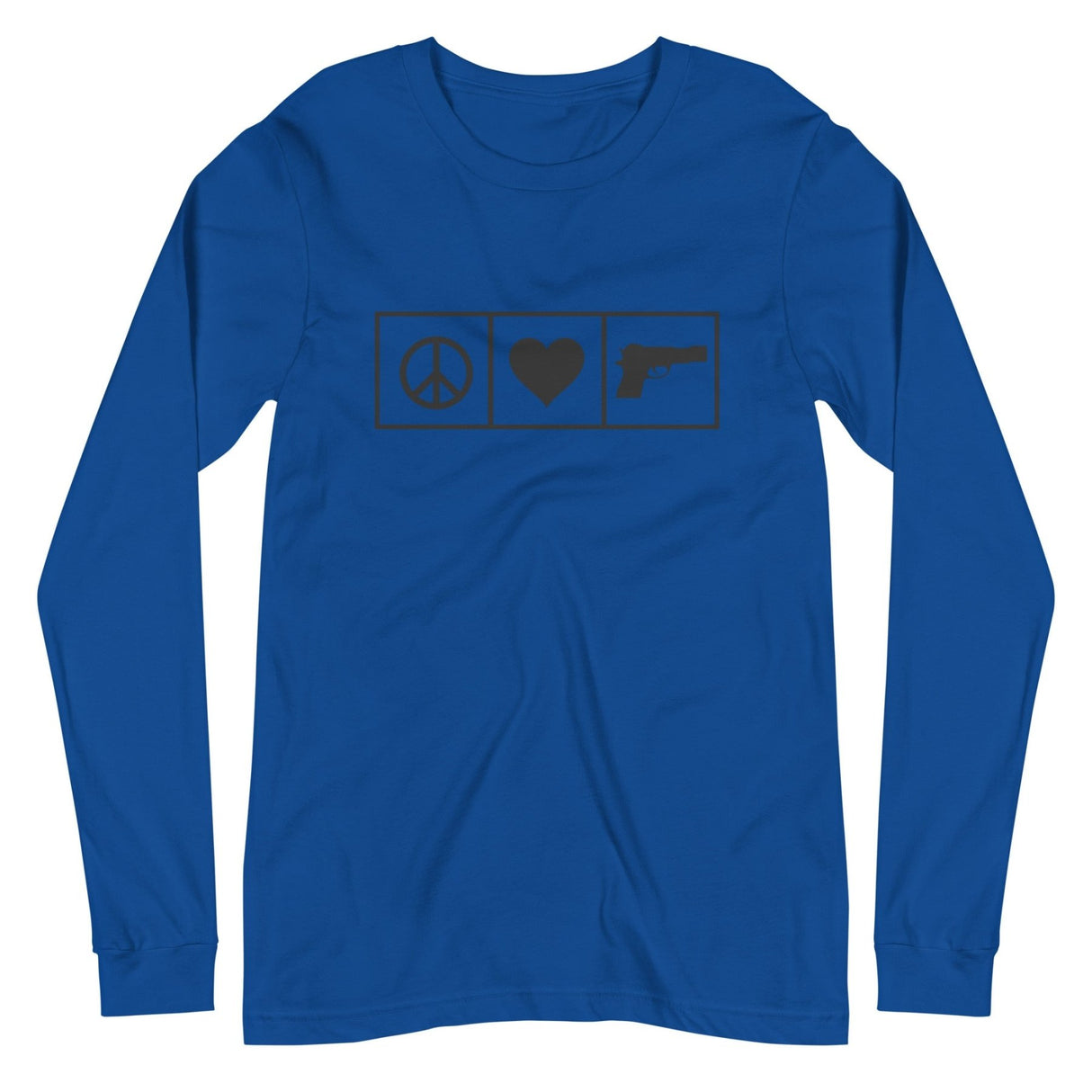 Peace Love Guns Long Sleeve Shirt