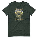 Peaceful Until Provoked Brass Knuckles Shirt