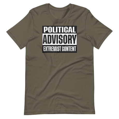 Political Advisory Extremist Content Shirt