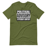 Political Advisory Extremist Content Shirt