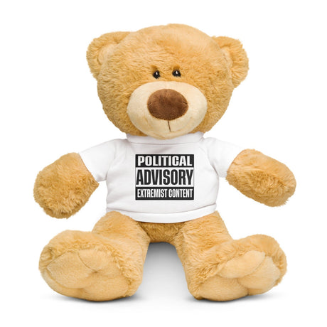 Political Advisory Extremist Content Teddy Bear