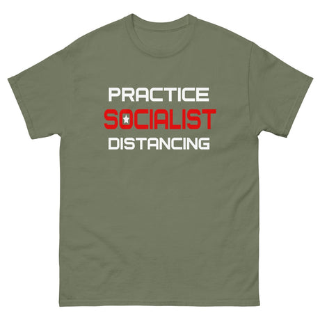 Practice Socialist Distancing Heavy Cotton Shirt