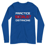 Practice Socialist Distancing Premium Long Sleeve Shirt