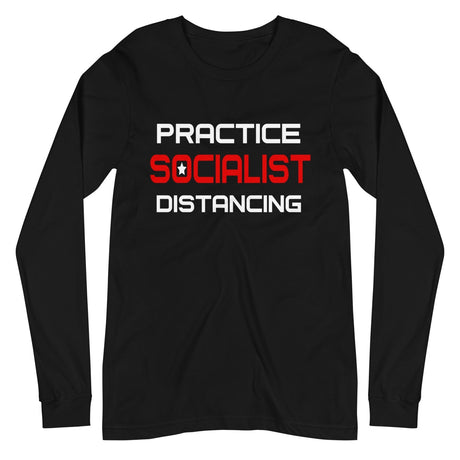 Practice Socialist Distancing Premium Long Sleeve Shirt