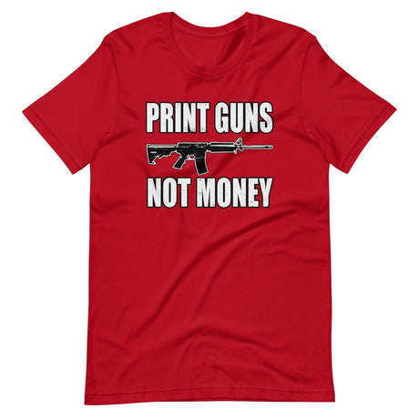 Print Guns Not Money Shirt