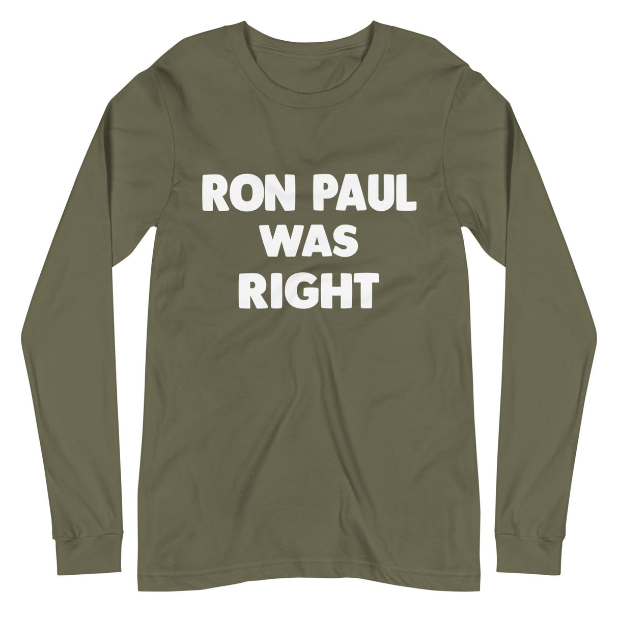 Ron Paul Was Right Premium Long Sleeve Shirt