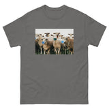 Sheep Wearing Face Masks Heavy Cotton Shirt