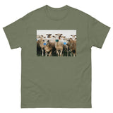 Sheep Wearing Face Masks Heavy Cotton Shirt