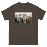 Sheep Wearing Face Masks Heavy Cotton Shirt