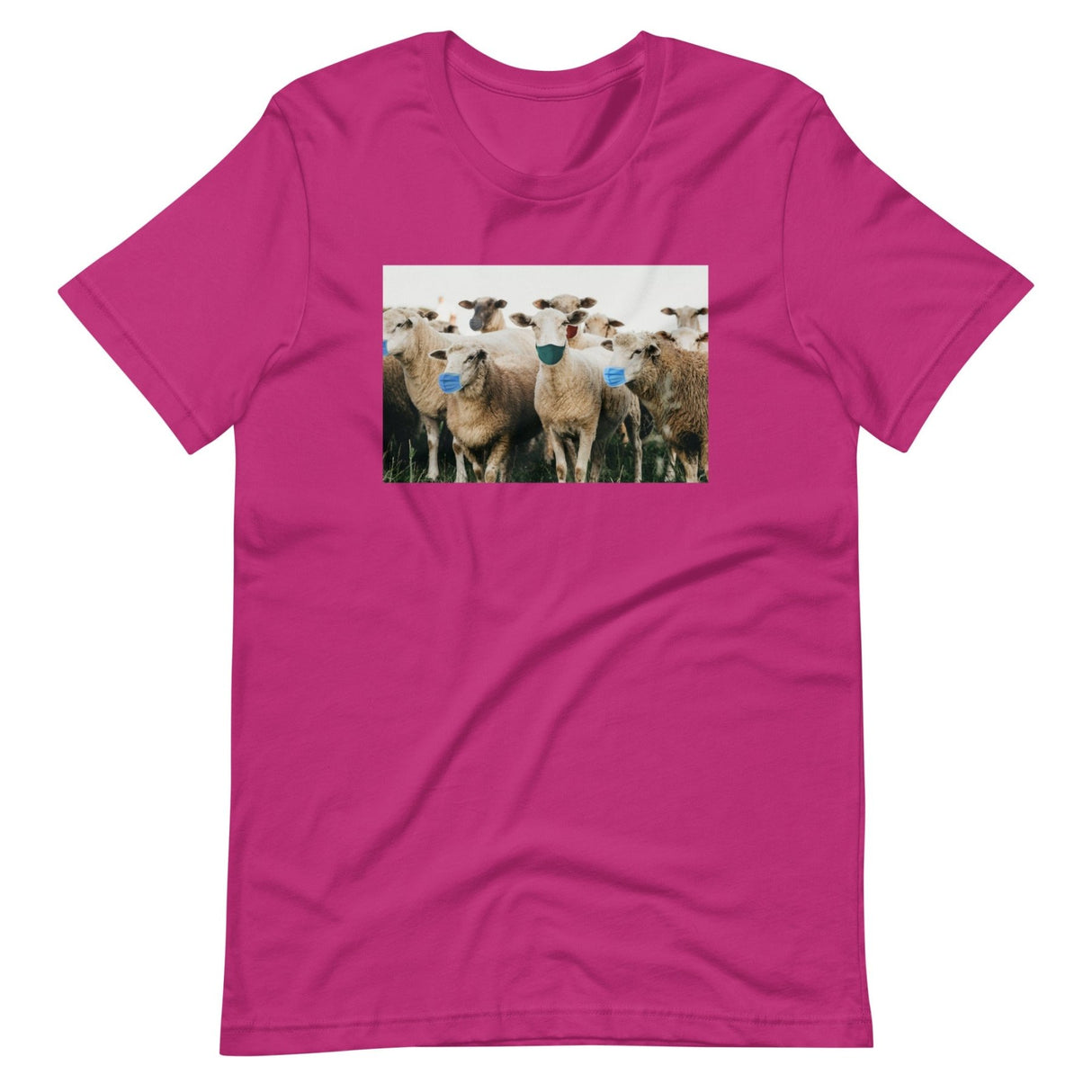 Sheep Wearing Face Masks Shirt