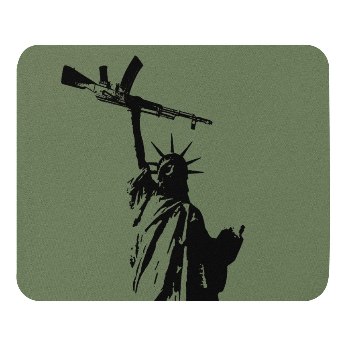 Statue of Liberty AK 47 Mouse Pad