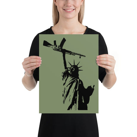 Statue of Liberty AK - 47 Poster