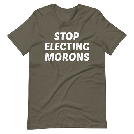 Stop Electing Morons Shirt