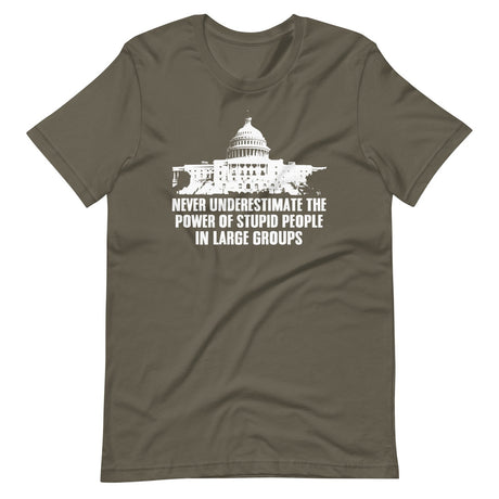 Stupid People in Large Groups Congress Shirt