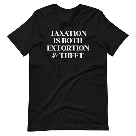 Taxation is Both Extortion And Theft Shirt