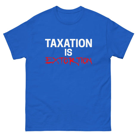 Taxation is Extortion Heavy Cotton Shirt