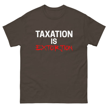 Taxation is Extortion Heavy Cotton Shirt