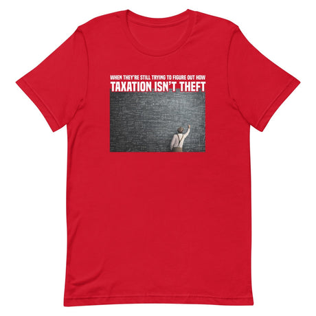 Taxation Is Not Theft Equation Shirt