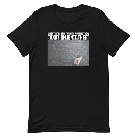 Taxation Is Not Theft Equation Shirt