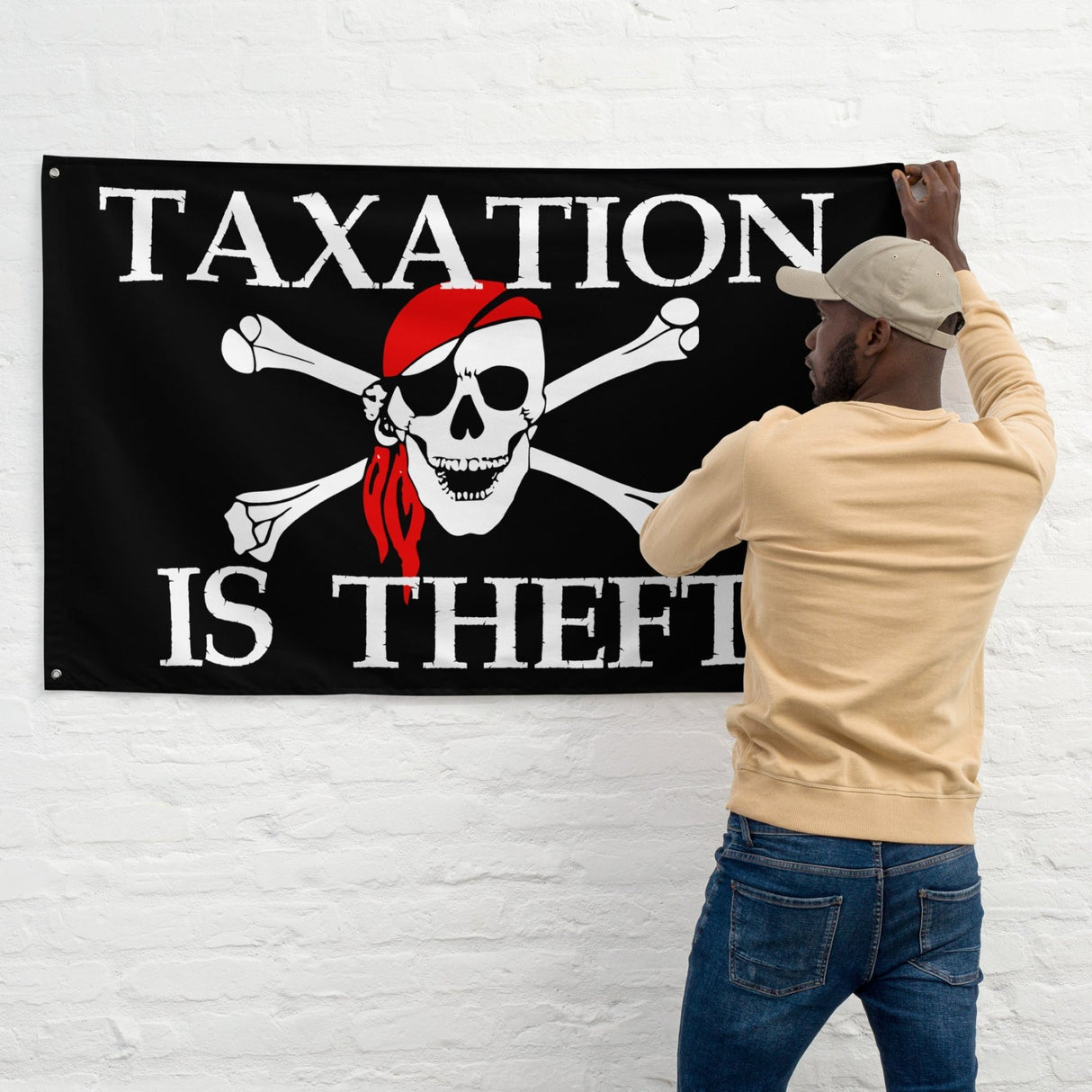 Taxation Is Theft Flag