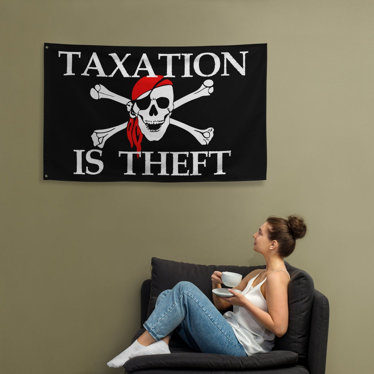 Taxation Is Theft Flag