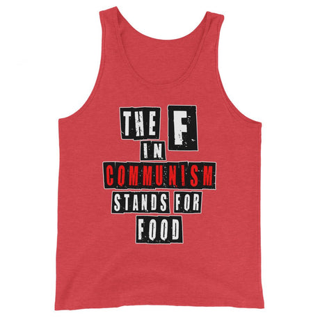 The F in Communism Stands For Food Premium Tank Top