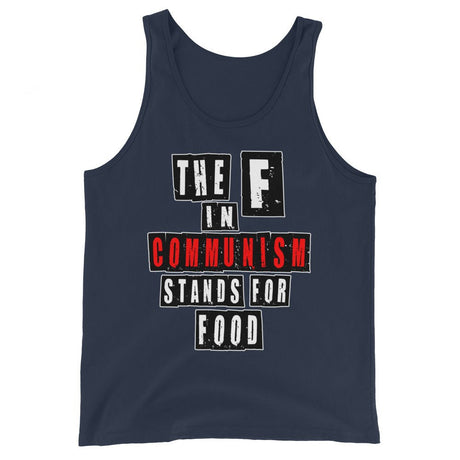 The F in Communism Stands For Food Premium Tank Top