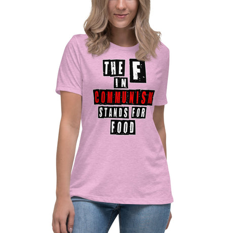 The F in Communism Stands For Food Women's Shirt