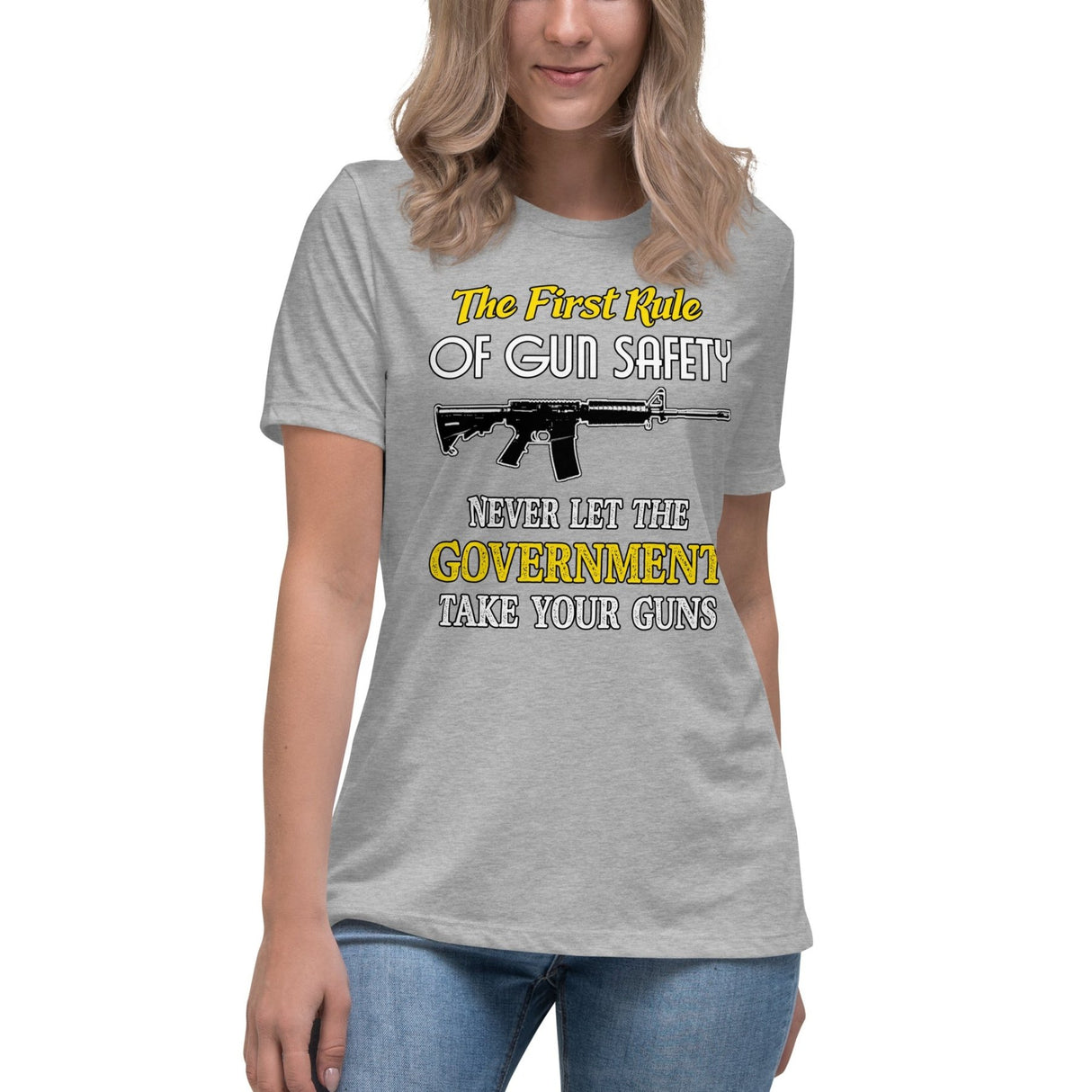 The First Rule of Gun Safety Women's Shirt