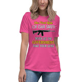 The First Rule of Gun Safety Women's Shirt