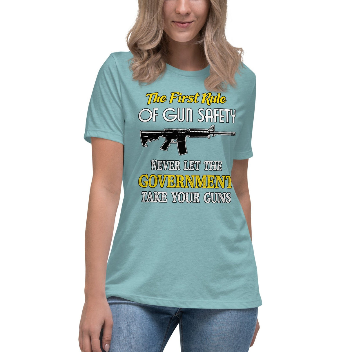 The First Rule of Gun Safety Women's Shirt