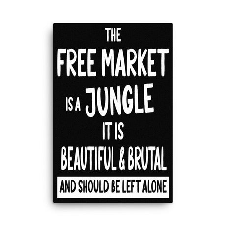 The Free Market Jungle Canvas Print