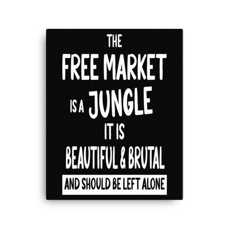 The Free Market Jungle Canvas Print