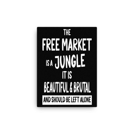 The Free Market Jungle Canvas Print