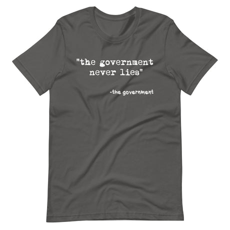 The Government Never Lies Shirt