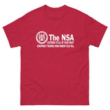 The NSA Conspiracy Theories Heavy Cotton Shirt