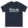 The NSA Conspiracy Theories Heavy Cotton Shirt