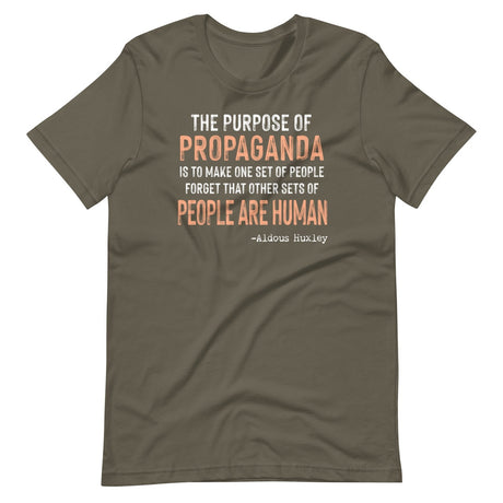 The Purpose Of Propaganda Aldous Huxley Shirt