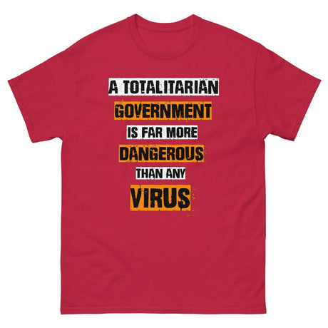 Totalitarian Government Virus Heavy Cotton Shirt